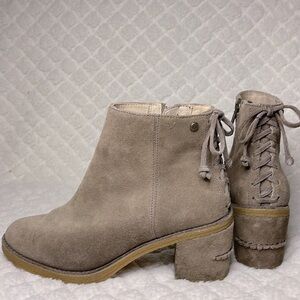 UGG Australia CORINNE FASHION SUEDE BOOTS BLOCK HEEL
